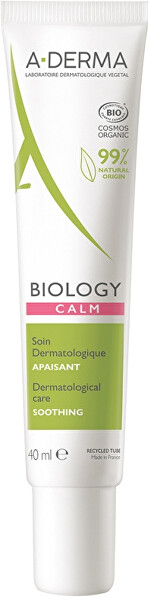 Zklidňující fluid pro citlivou a reaktivní pleť Biology Calm (Soothing Care) 40 ml