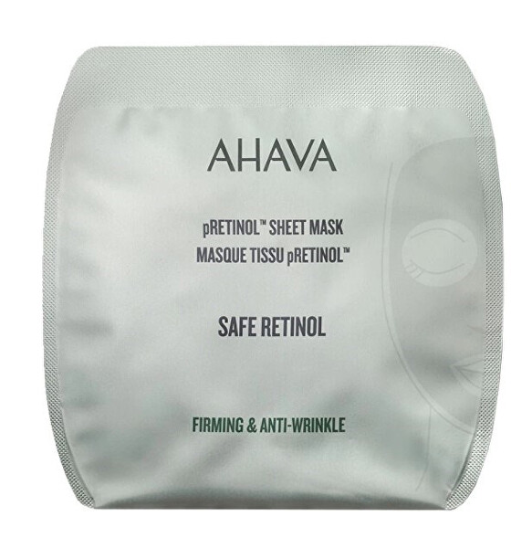 Plátýnková maska proti vráskám Safe Retinol (pRetinol Sheet Mask) 17 g