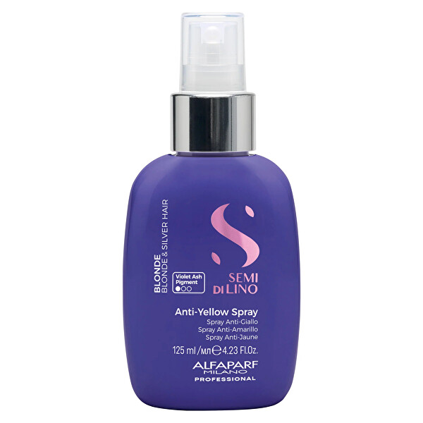 Spray neutralizant pentru tonuri galbene Semi Di Lino Blonde (Anti-Yellow Spray) 125 ml