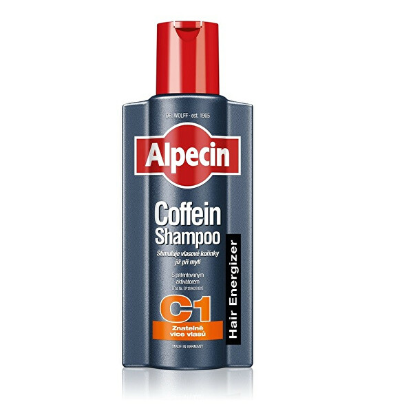 Koffeines sampon hajhullás ellen C1 Energizer (Coffein Shampoo) 375 ml