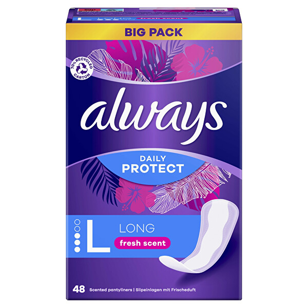 Slipové vložky Daily Protect Long Fresh Scent 48 ks