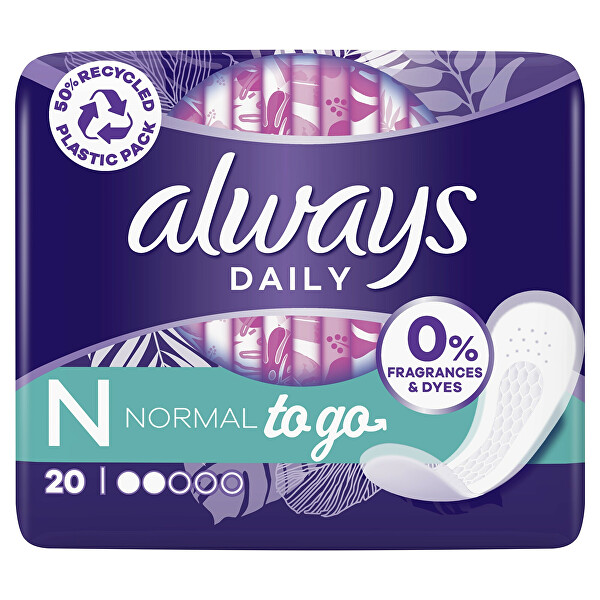 Slipové vložky To Go Normal 20 ks
