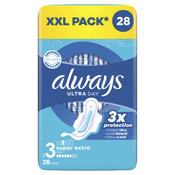 Hygienické vložky Ultra Day Super Extra Quatro 28 ks
