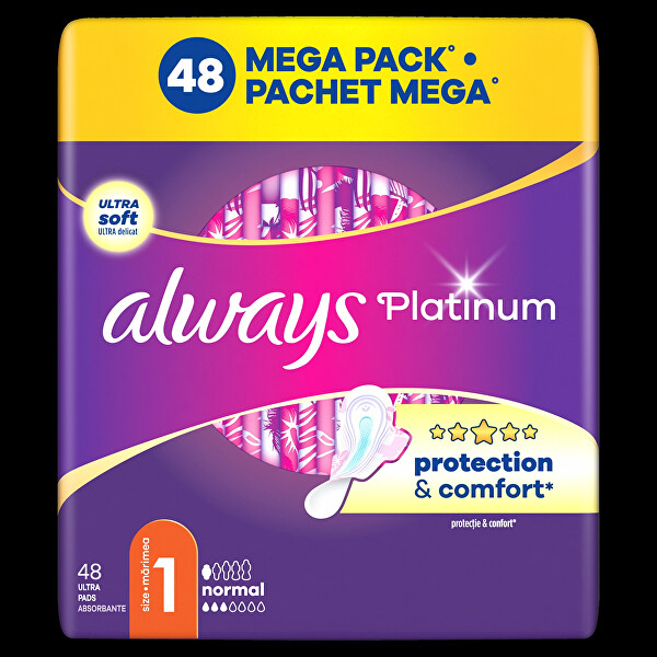 Hygienické vložky Platinum Normal 48 ks