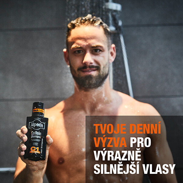 Kofeinový šampon proti vypadávání vlasů C1 Black Edition (Coffein Shampoo) 375 ml