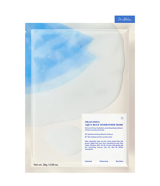 Hydratační pleťová maska Aqua Blue Hydration Mask 4 x 28 g