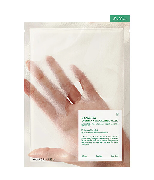 Zklidňující pleťová maska Cushion Veil Calming Mask 4 x 35 g