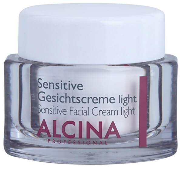 Jemný pleťový krém pro zklidnění a posílení citlivé pleti (Sensitive Facial Cream Light) 50 ml