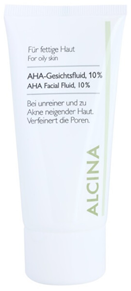 Fluido viso con acidi AHA 10% (AHA Facial Fluid, 10%) 50 ml