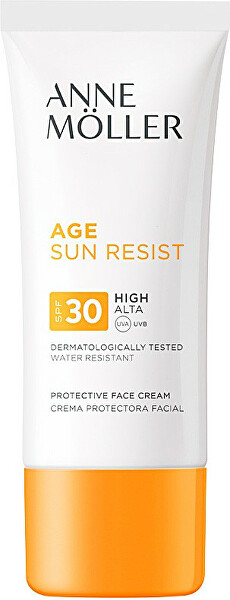 Krém na opalování proti tmavým skvrnám a stárnutí pleti SPF 30 Age Sun Resist (Protective Face Cream) 50 ml