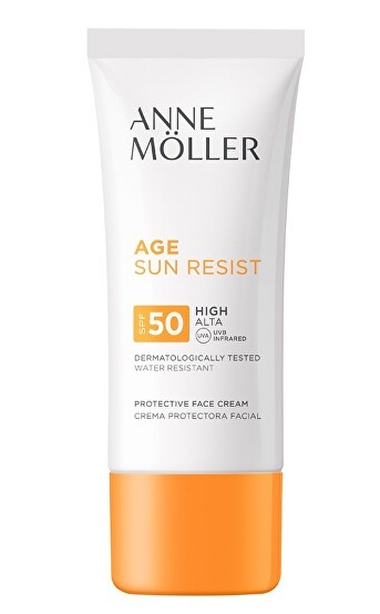Krém na opaľovanie proti tmavým škvrnám a starnutiu pleti SPF 50 Age Sun Resist (Protective Face Cream) 50 ml