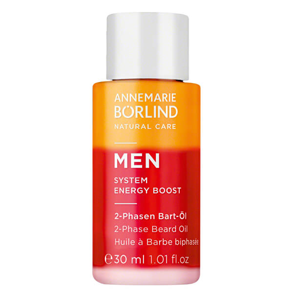 Ulei bifazic pentru barba bărbaților MEN System Energy Boost (2-Phase Beard Oil) 30 ml