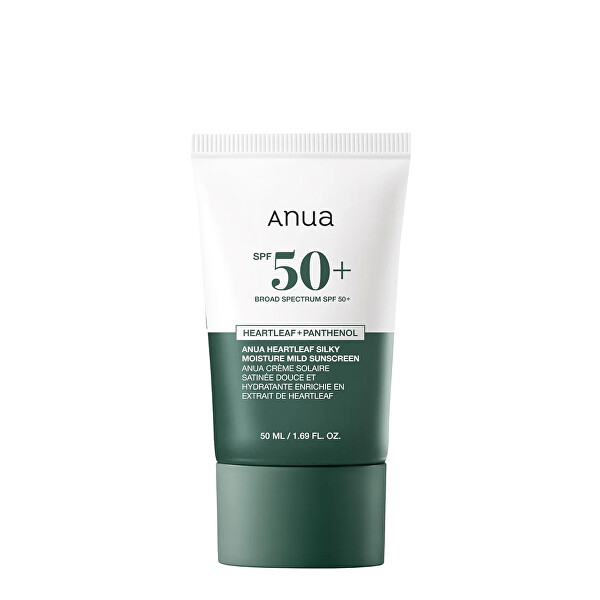 Hydratační opalovací krém na obličej SPF 50+ Heartleaf Silky (Moisture Mild Sunscreen) 50 ml