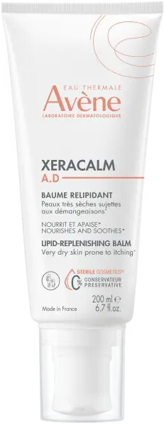 Balsam regenerativ pentru pielea foarte uscată și cu mâncărimi XeraCalm A.D (Lipid-Replenishing Balm) 200 ml