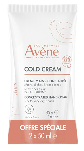 Sada krémů na ruce pro suchou až velmi suchou pokožku Cold Cream 2 x 50 ml