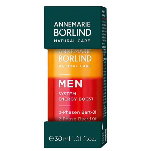 2-fázový olej na bradu pre mužov MEN System Energy Boost (2-Phase Beard Oil) 30 ml