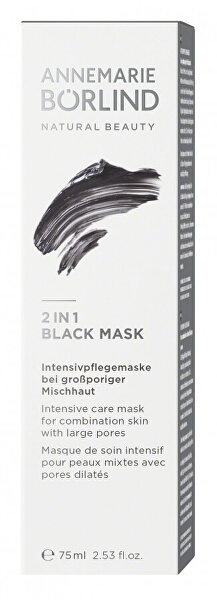 Mască neagră 2 în (2 in 1 Black Mask) 75 ml