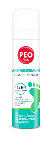 Antiperspirant deo sprej na nohy PEO 150 ml