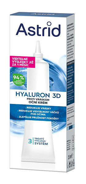Oční krém proti vráskám Hyaluron 3D 15 ml
