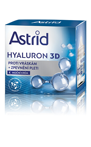 Zpevňující noční krém proti vráskám Hyaluron 3D 50 ml