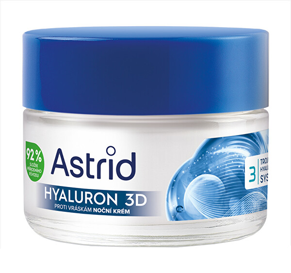 Noční pleťový krém proti vráskám Hyaluron 3D 50 ml