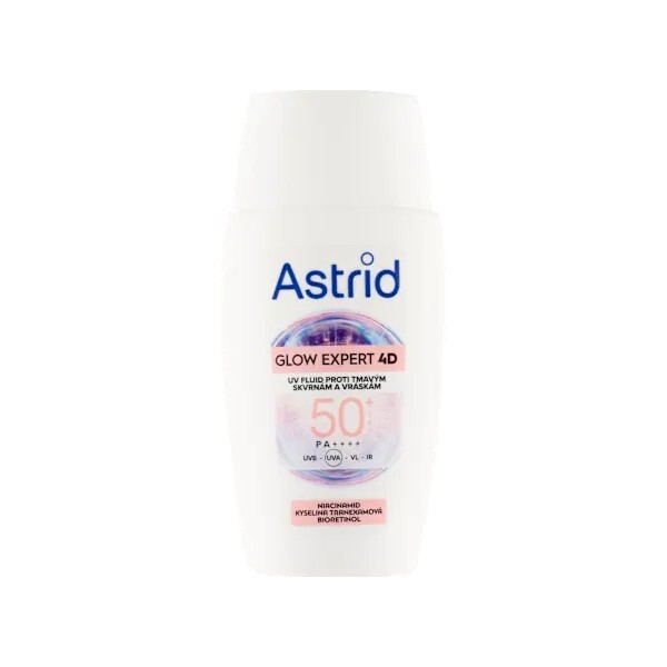 Pleťový fluid proti tmavým skvrnám a vráskám SPF 50 Glow Expert 4D 50 ml