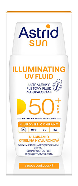 Ultralehký pleťový fluid na opalování spf 50+ Sun 50 ml
