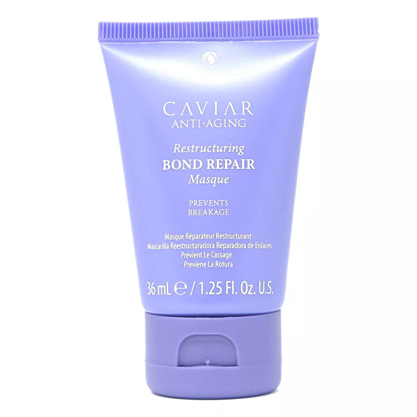 Hloubkově obnovující maska na poškozené vlasy Caviar Anti-Aging (Restructuring Bond Repair Masque Mini) 36 ml