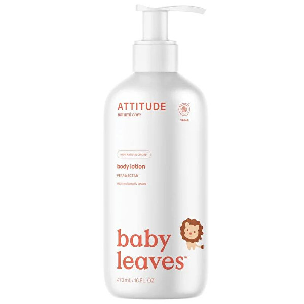 Loțiune de corp pentru copii cu parfum de suc de pere Baby Leaves (Body Lotion) 473 ml