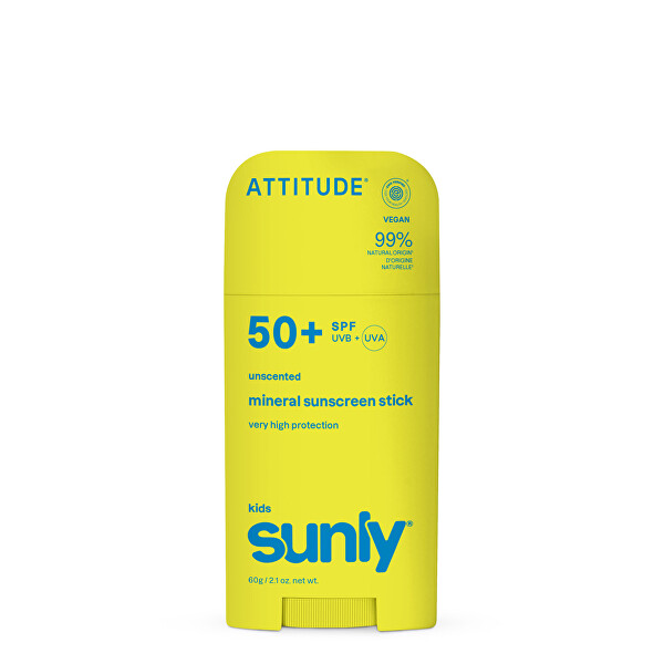 Dětský minerální opalovací krém bez parfemace SPF 50 Sunly 60 g
