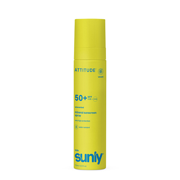 Detský minerálny opaľovací krém v spreji SPF 50 Sunly 75 ml