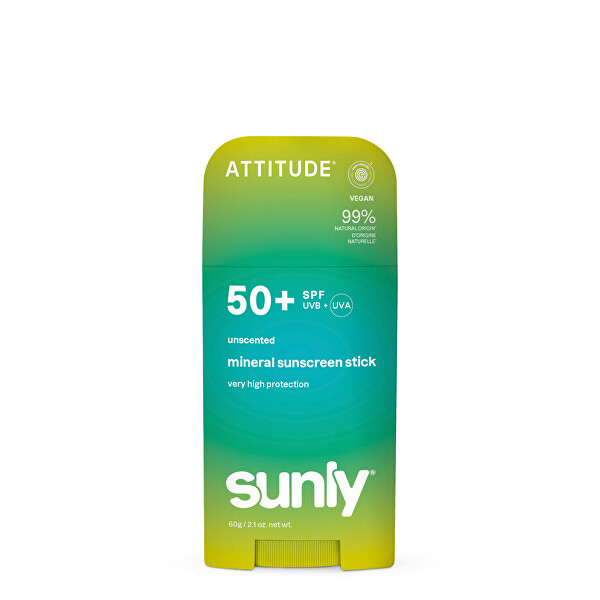 Minerální opalovací krém v tyčince SPF 50 Sunly Stick 60 g