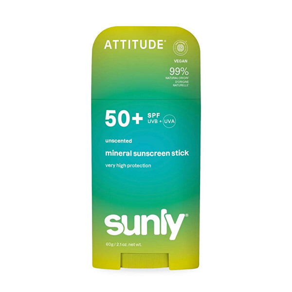 Cremă de protecție solară minerală tip stick SPF 50 Sunly Stick 60 g