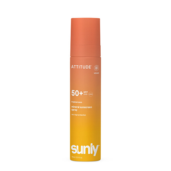 Minerálny opaľovací krém v spreji SPF 50 Sunly Spray 75 ml