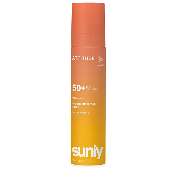 Cremă de protecție solară minerală spray SPF 50 Sunly Spray 75 ml