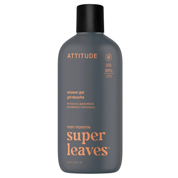 Pánský sprchový gel Super Leaves Patchouli & Bourbon (Shower Gel) 415 ml