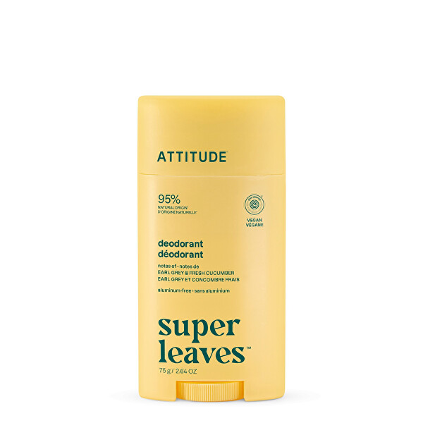 Prírodný dezodorant Super leaves Earl Grey & Uhorka 75 g