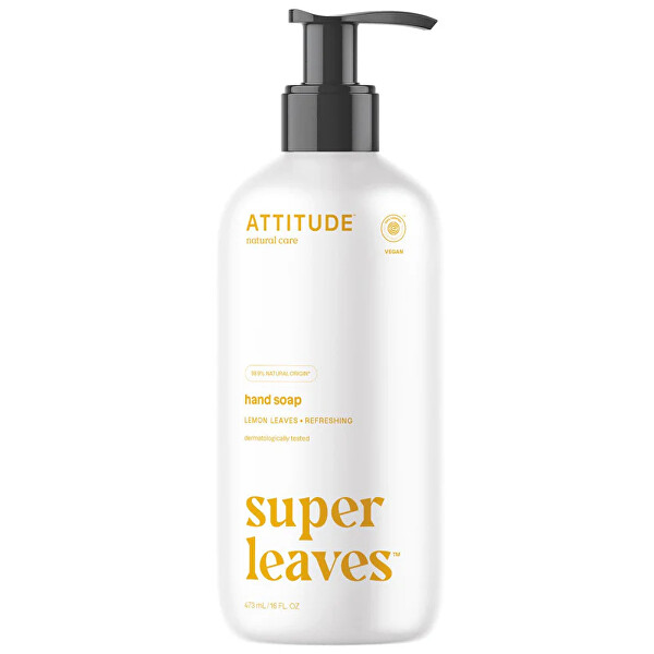 Přírodní mýdlo na ruce Super Leaves Lemon Leaves (Hand Soap) 473 ml