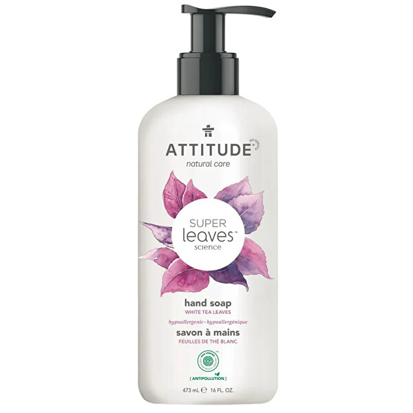 Přírodní mýdlo na ruce Super Leaves White Tea Leaves (Hand Soap) 473 ml