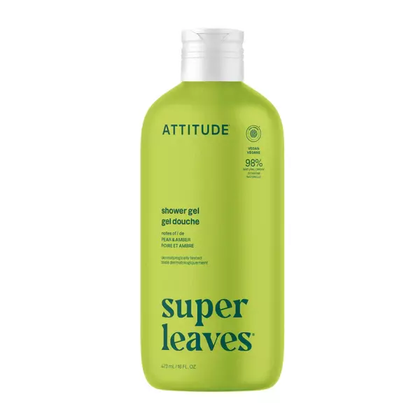 Prírodný sprchový gél Super Leaves Olive Leaves (Shower Gel) 473 ml