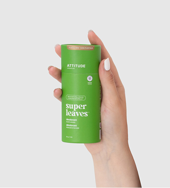 Přírodní tuhý deodorant Super Leaves - olivové listy (Deodorant) 85 g