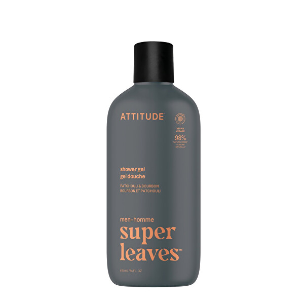 Pánský sprchový gel Super Leaves Patchouli & Bourbon (Shower Gel) 415 ml