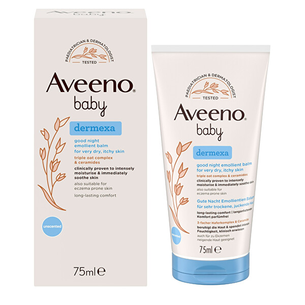 Emolienční balzám na dobrou noc Baby Dermexa (Emollient Balm) 75 ml