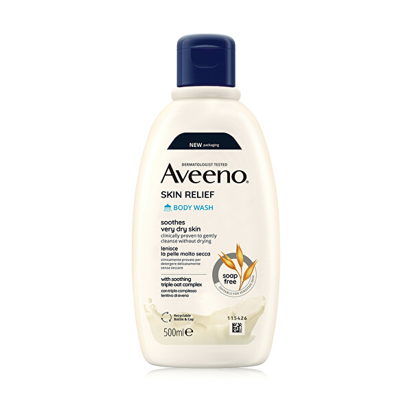 Hydratační sprchový gel bez parfemace Skin Relief (Body Wash) 500 ml