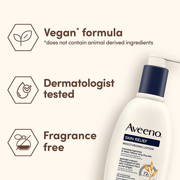 Hydratační tělové mléko bez parfemace Skin Relief (Moisturising Lotion) 300 ml