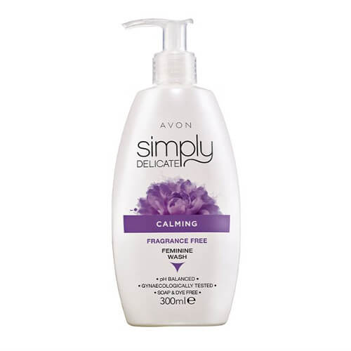Zklidňující krémový neparfémovaný gel pro intimní hygienu Simply Delicate (Fragrance-Free Feminine Wash) 300 ml