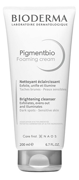 Cremă de curățare împotriva petelor întunecate Pigmentbio Foaming Cream (Brightening Cleanser) 200 ml