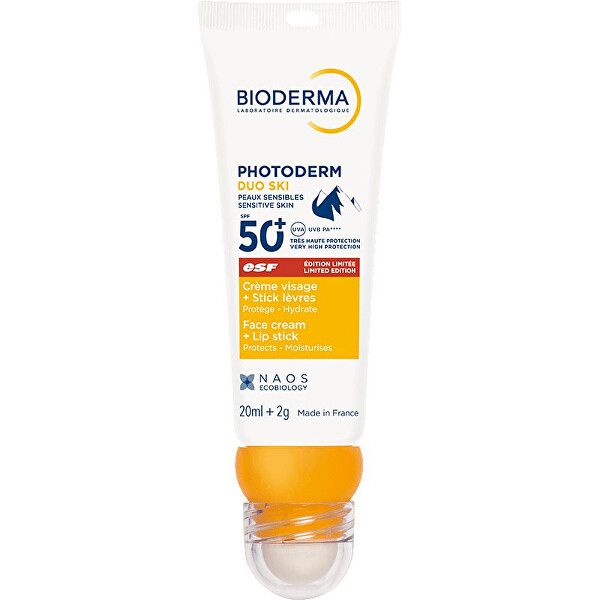 Napvédő krém és ajakbalzsam SPF 50+ Duo Ski 20 ml + 2 g