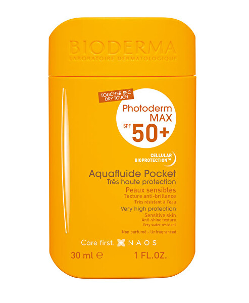 Mattierendes Hautfluid zum Bräunen SPF 50+ Photoderm Max (Aquafluide Pocket) 30 ml