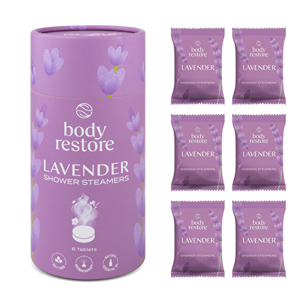 Sada aromatických tablet do sprchy Levandule Shower Steamers 6 ks